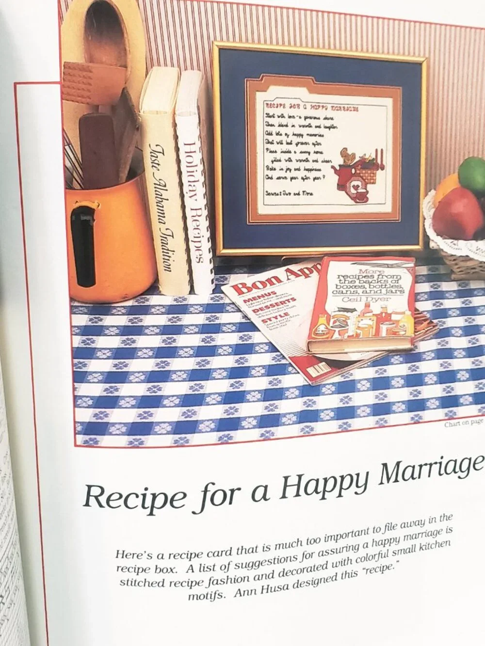 Just CrossStitch Magazine Jan Feb 1988 Kissing Fish Scarlet Letter Eagle Bluff
